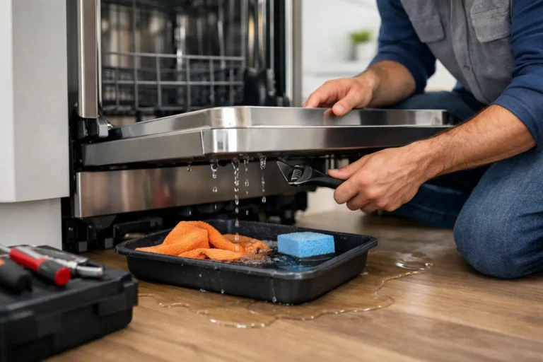 How to Fix Dishwasher Leaks Without Making a Mess